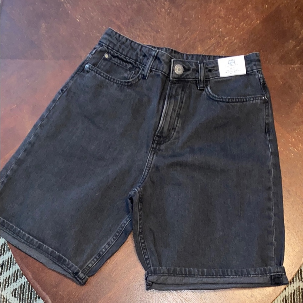 H&M Kids Black Denim Shorts